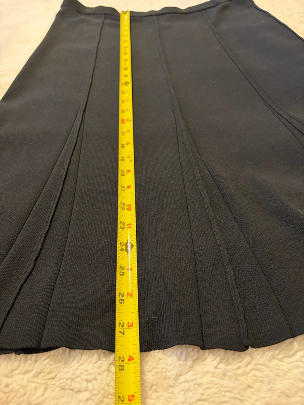 Bloomingdale's Black Knit Maxi Skirt - Picture 3 of 4